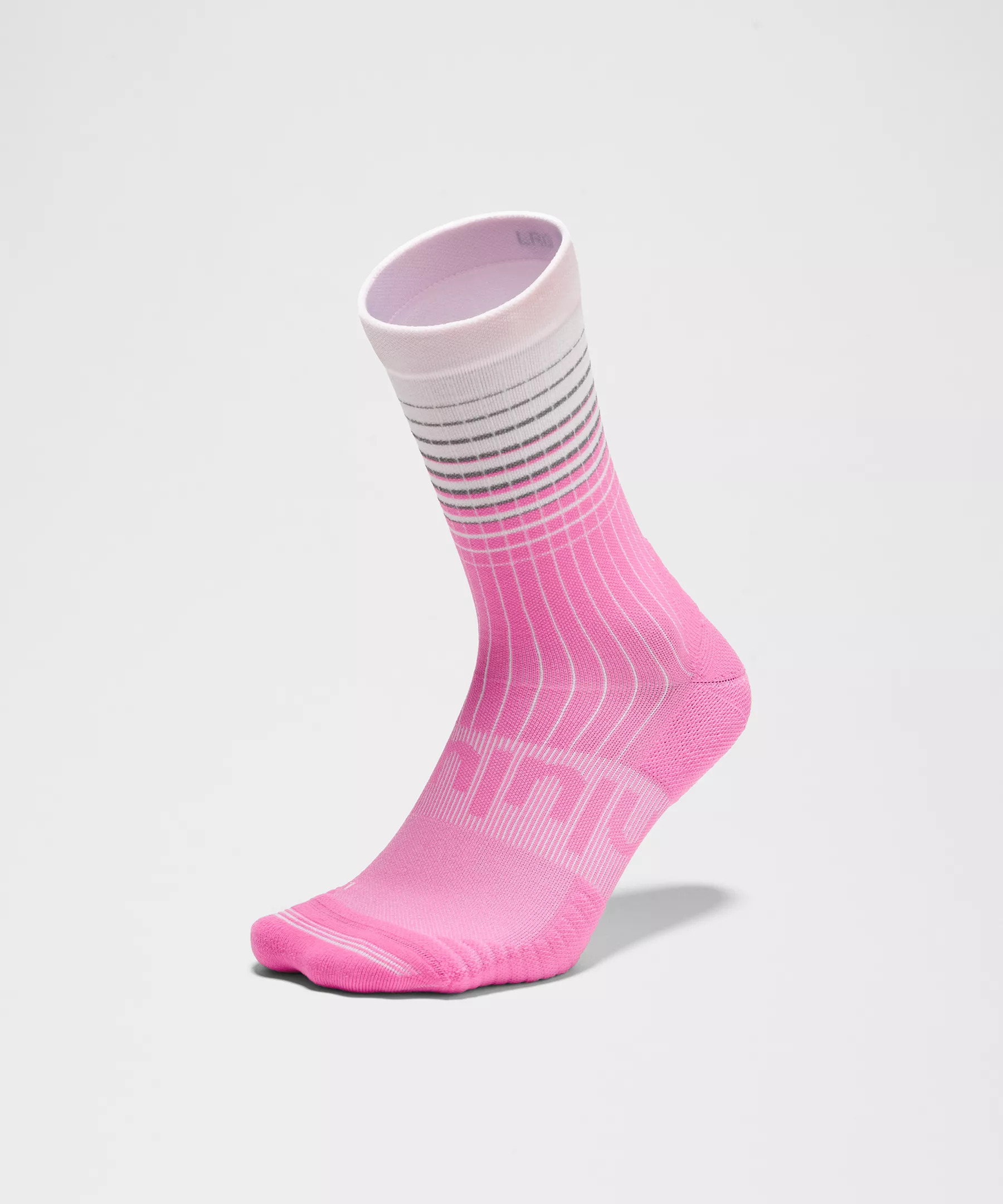 Unisex Power Stride Crew Socks Reflective Grid *Updated - 3