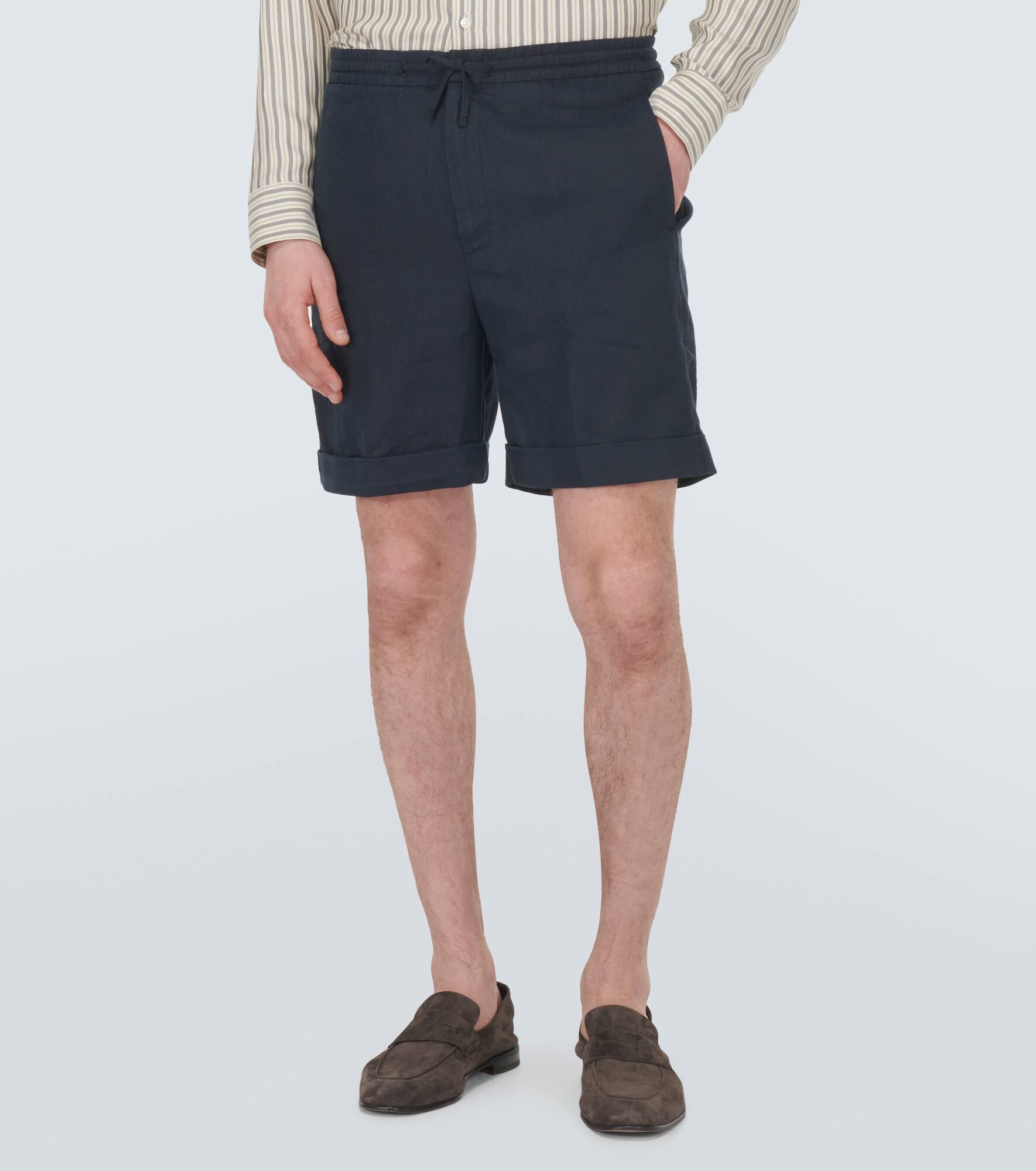 Linen Bermuda shorts - 3
