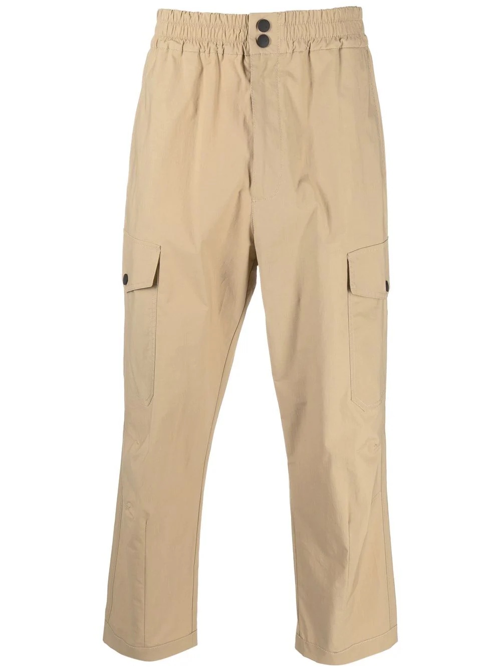 straight-leg cargo trousers - 1