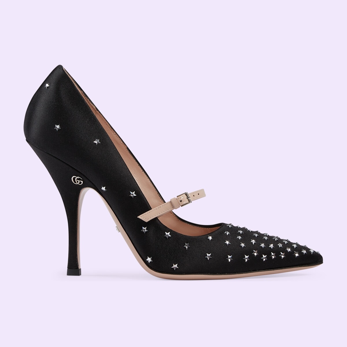 Women's high heel pump with stars - 1