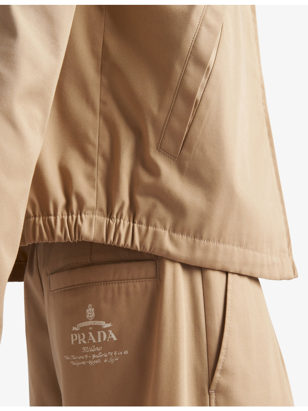 Poplin-textured pleated shell shorts - 5