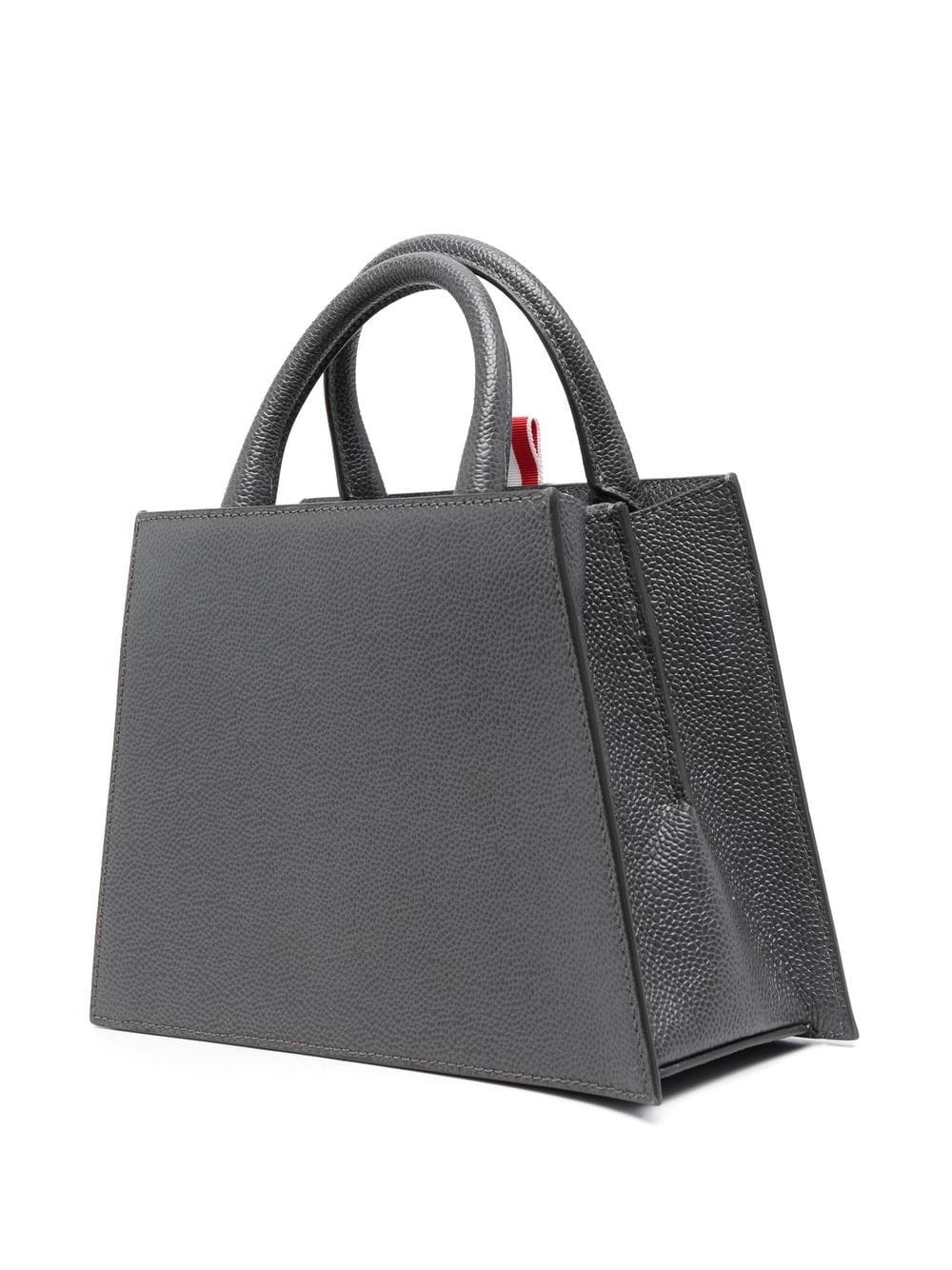 appliqué-stripe tote bag - 2