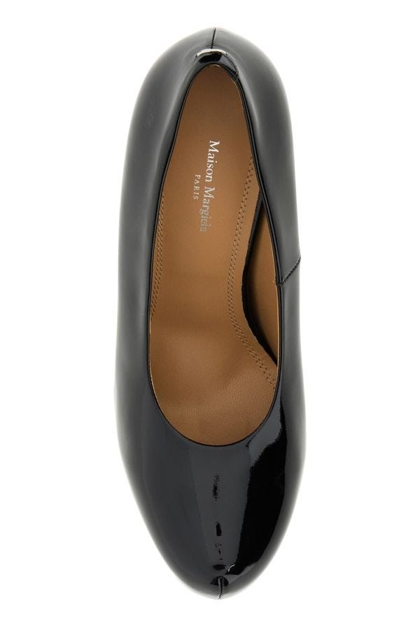 Maison Margiela Black leather Sketch pumps | gebnegozionline