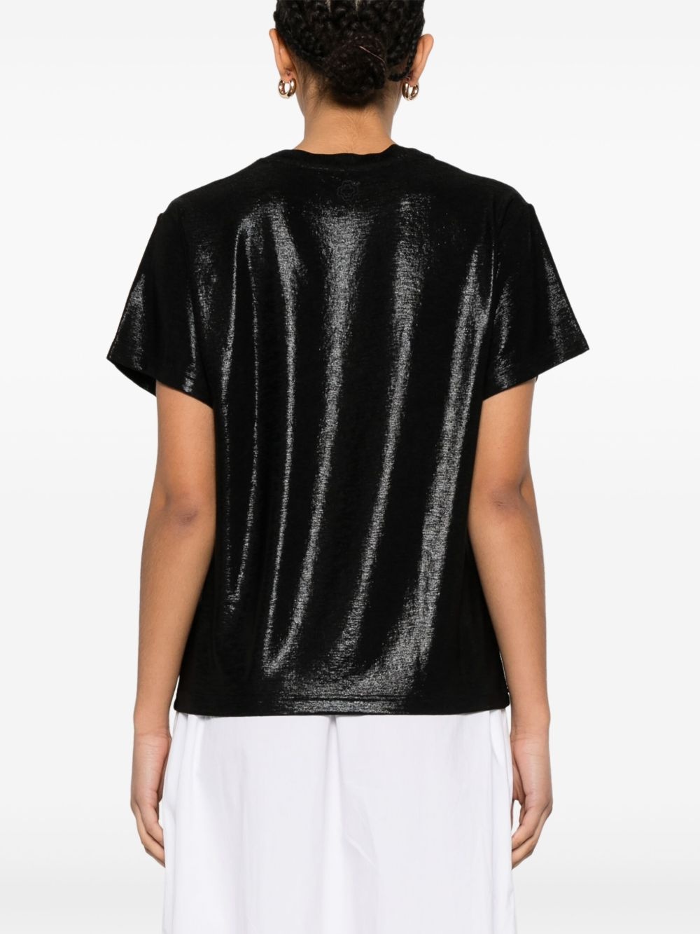 lamé T-shirt - 4