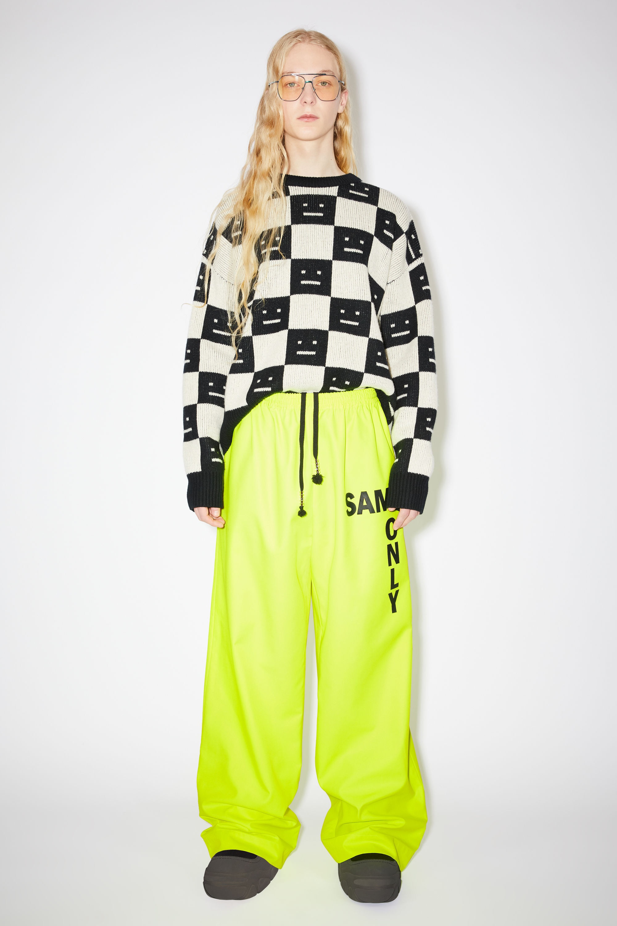 Casual trousers - Neon yellow - 2
