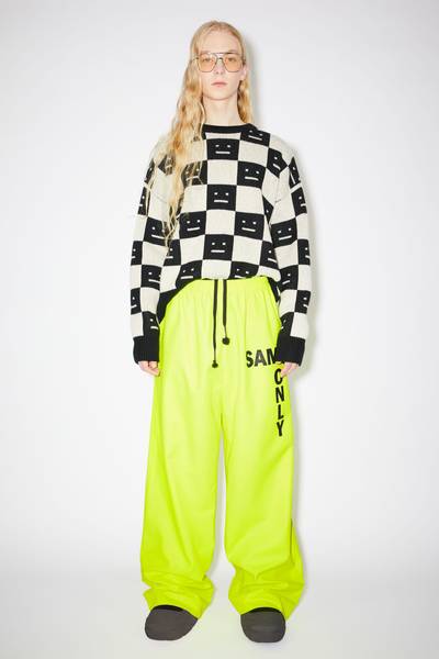 Acne Studios Casual trousers - Neon yellow outlook