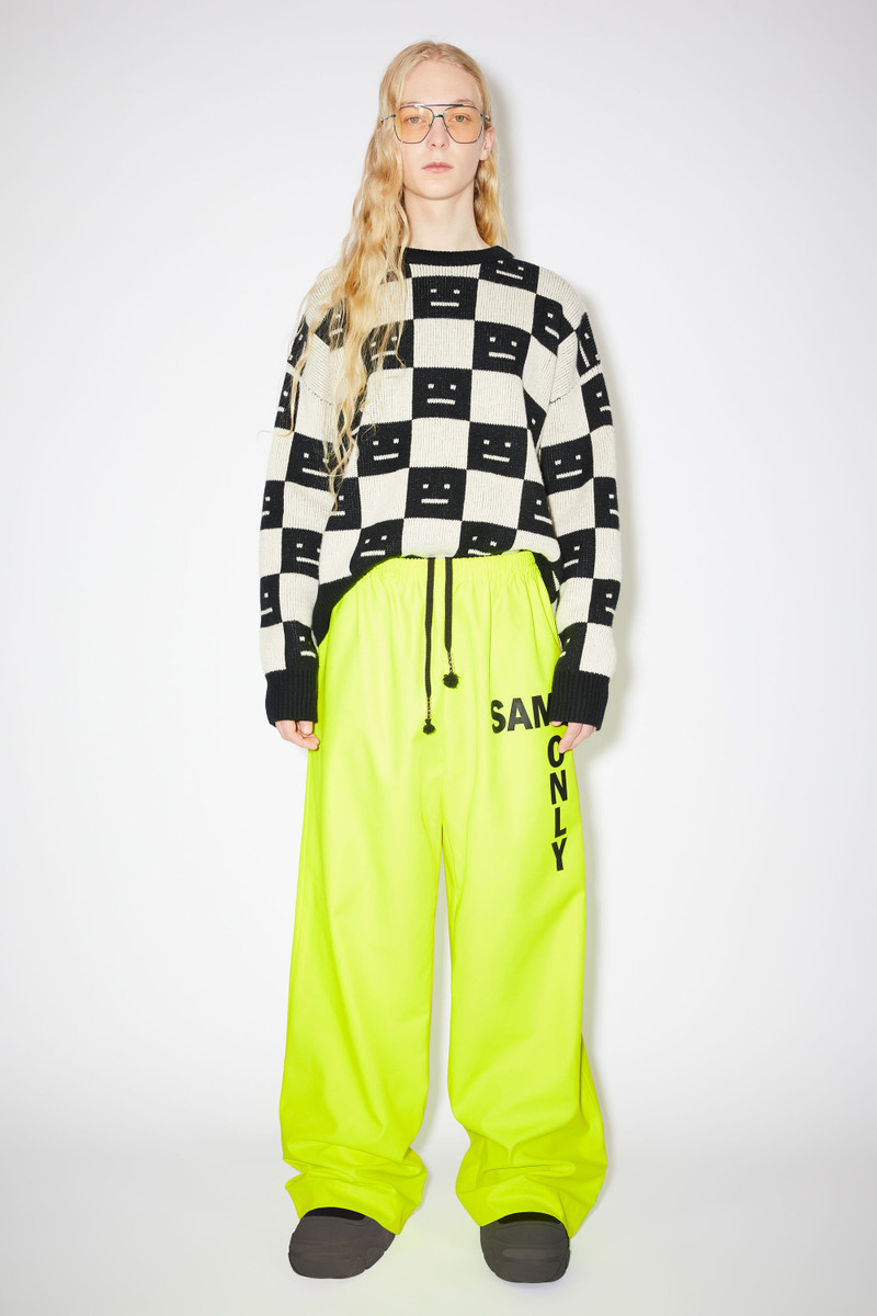 Acne Studios Casual trousers - Neon yellow outlook