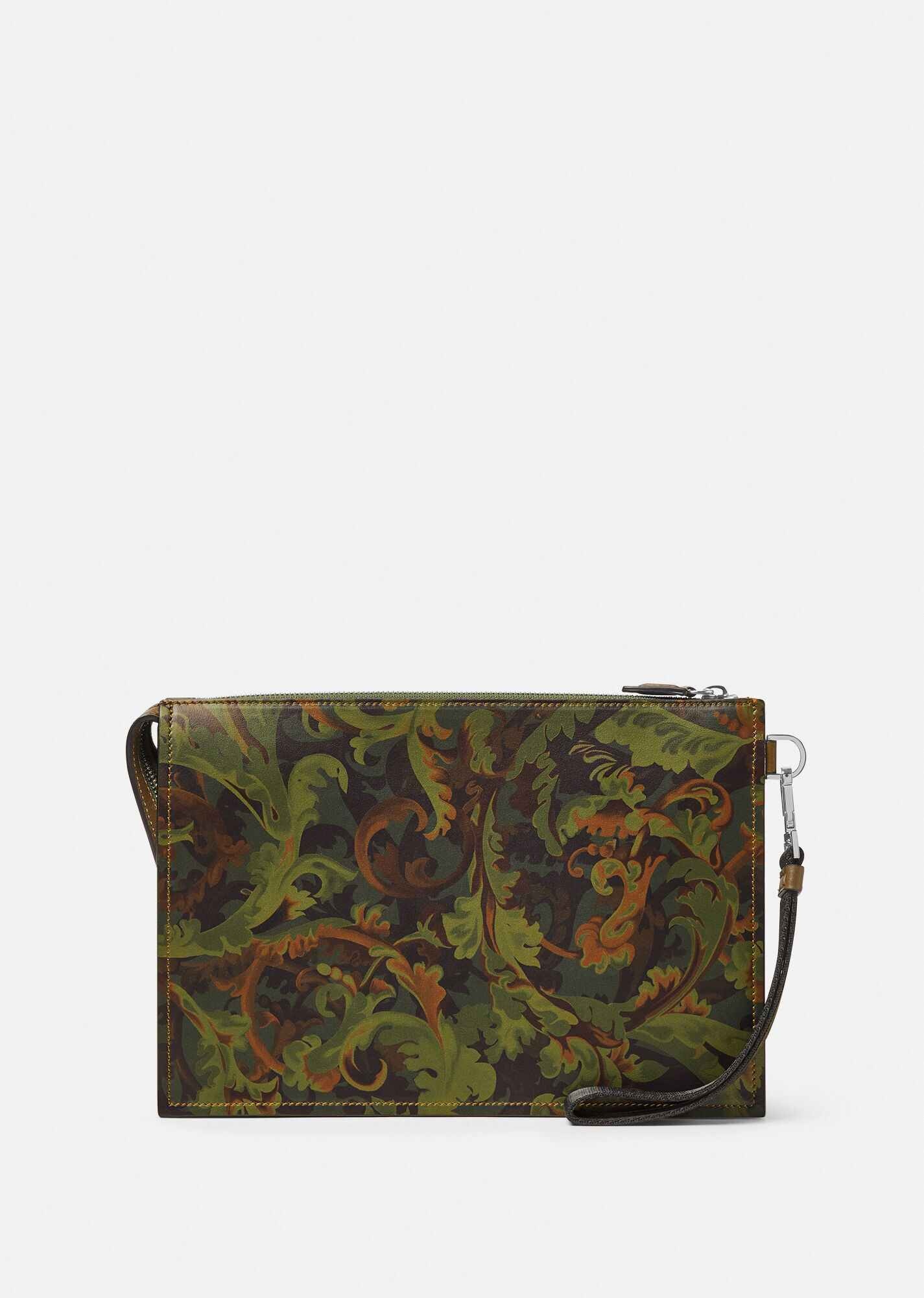 La Medusa Baroccoflage Print Pouch - 3