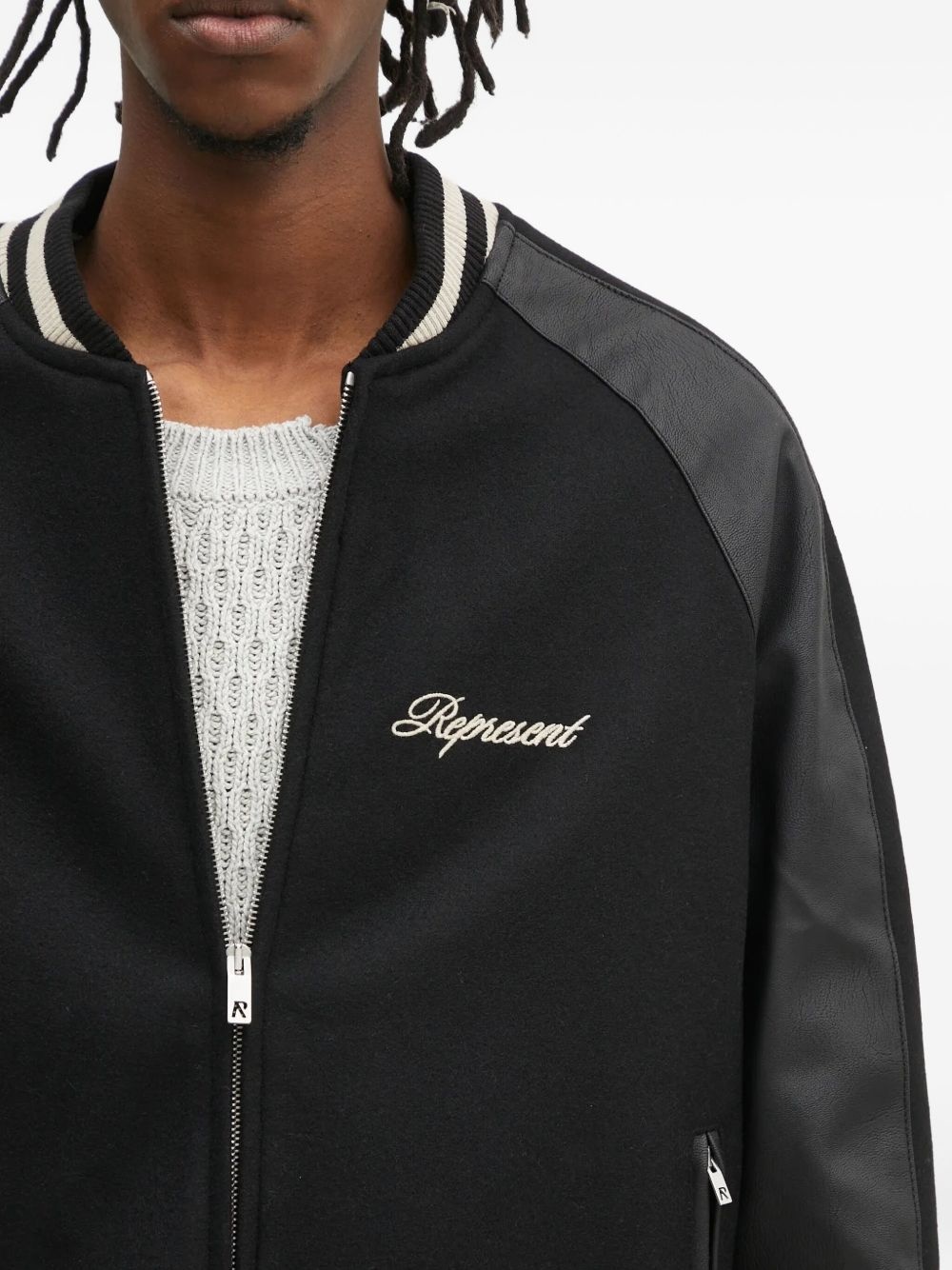 embroidered bomber jacket - 4