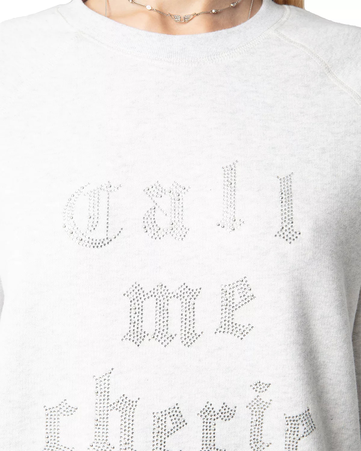 Call Me Cherie Rhinestone Sweatshirt - 6