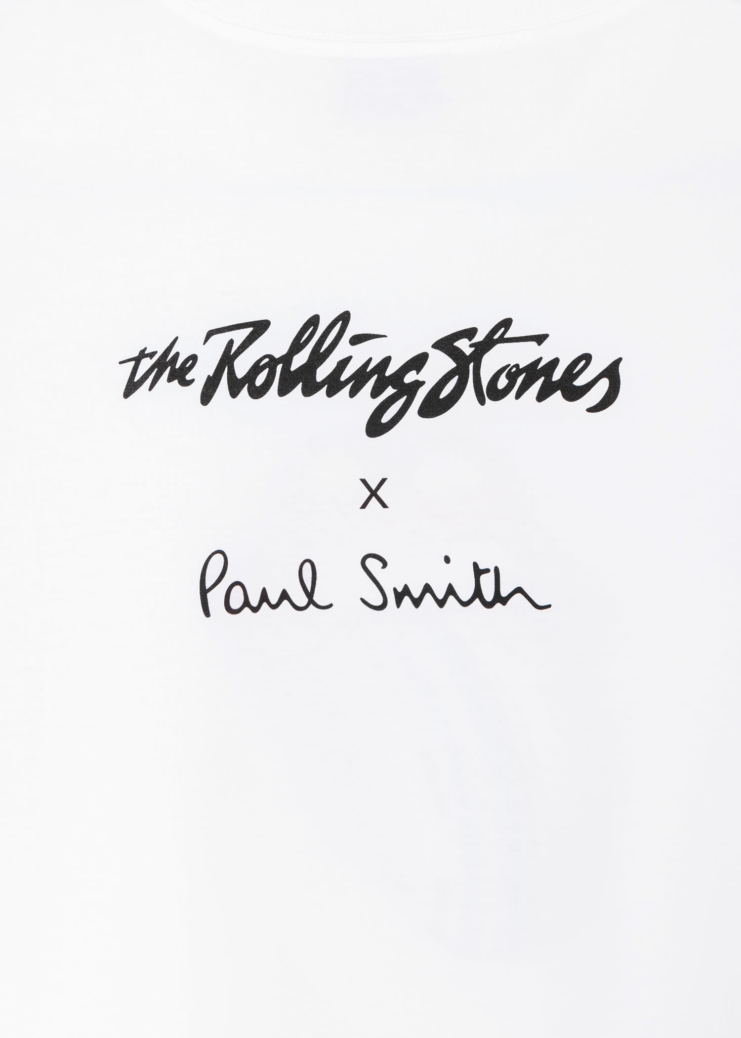 The Rolling Stones x Paul Smith - 'Signature Stripe' Tongue Logo T-Shirt - 3