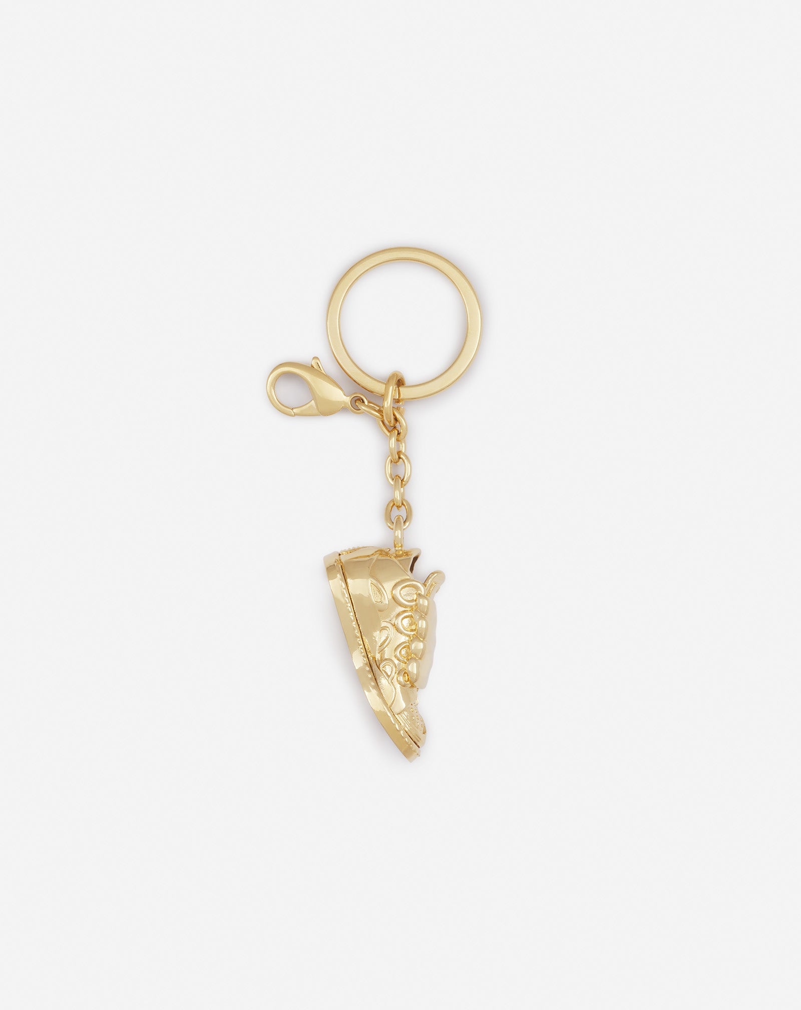 CURB SNEAKERS BRASS KEY RING - 1