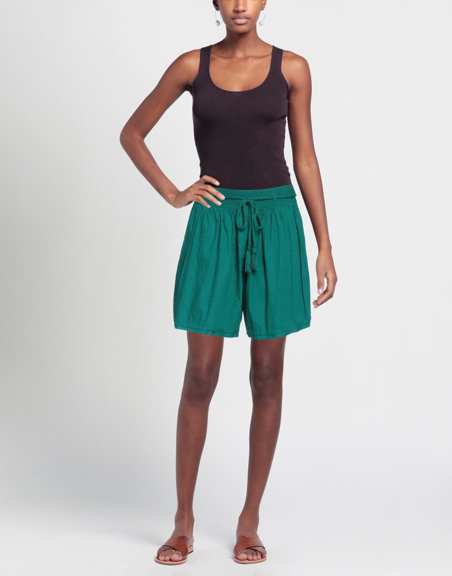 Emerald green Women's Shorts & Bermuda - 2