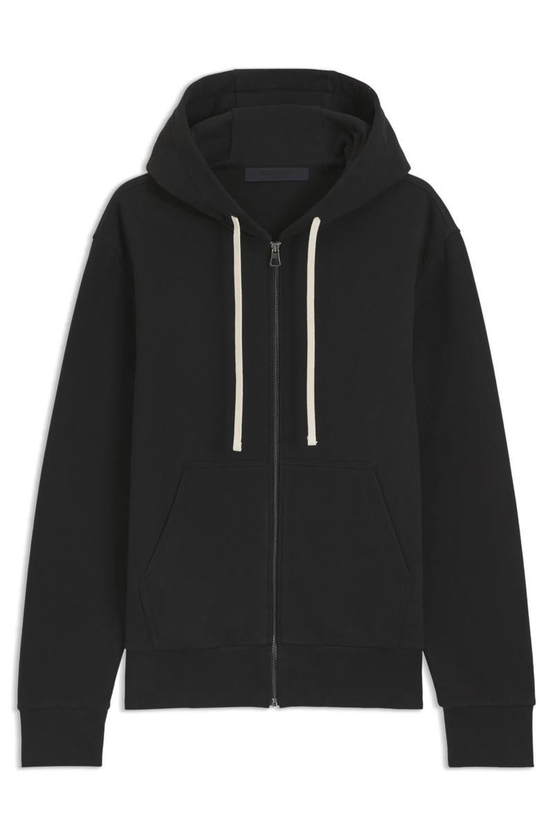 BECKHAM X BOSS ZIP-UP HOODIE IN MERCERISED COTTON TERRY 1