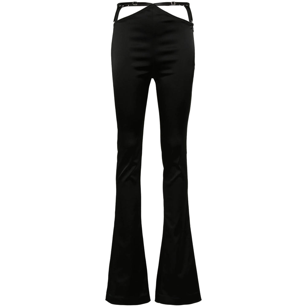 The Attico Black Trousers - Flared Trousers Women - 1