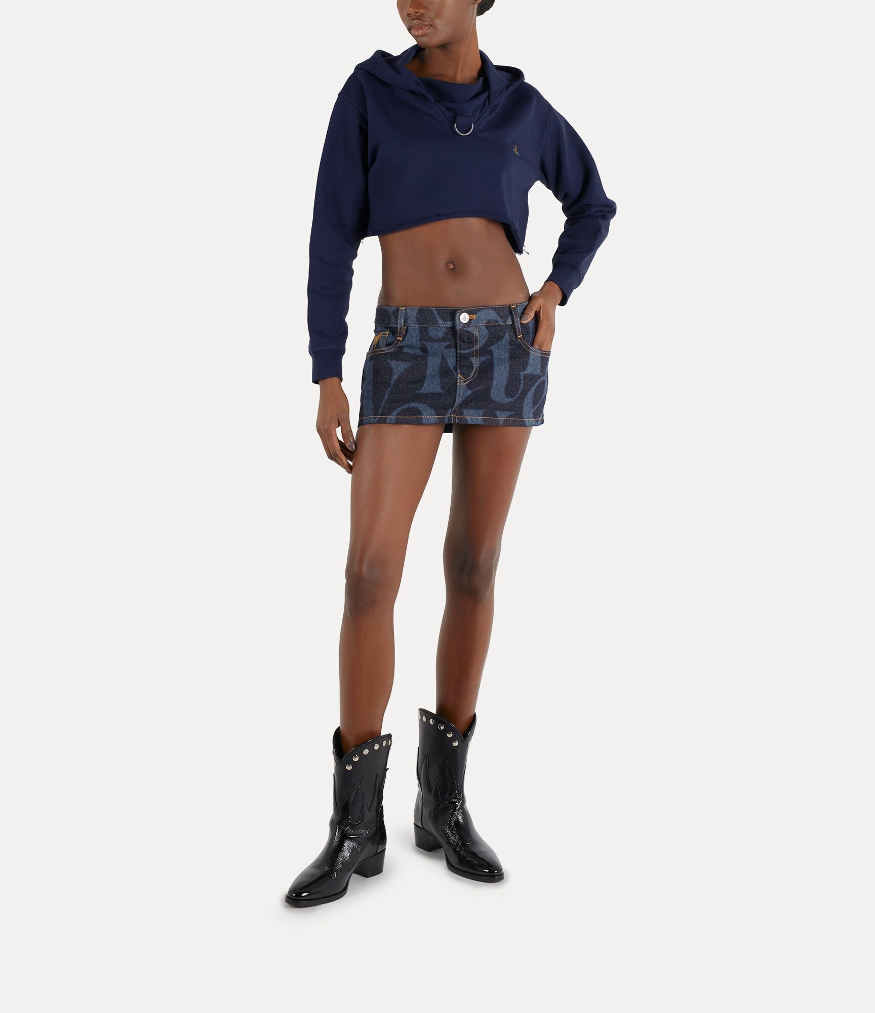 CROPPED HOODIE - 2