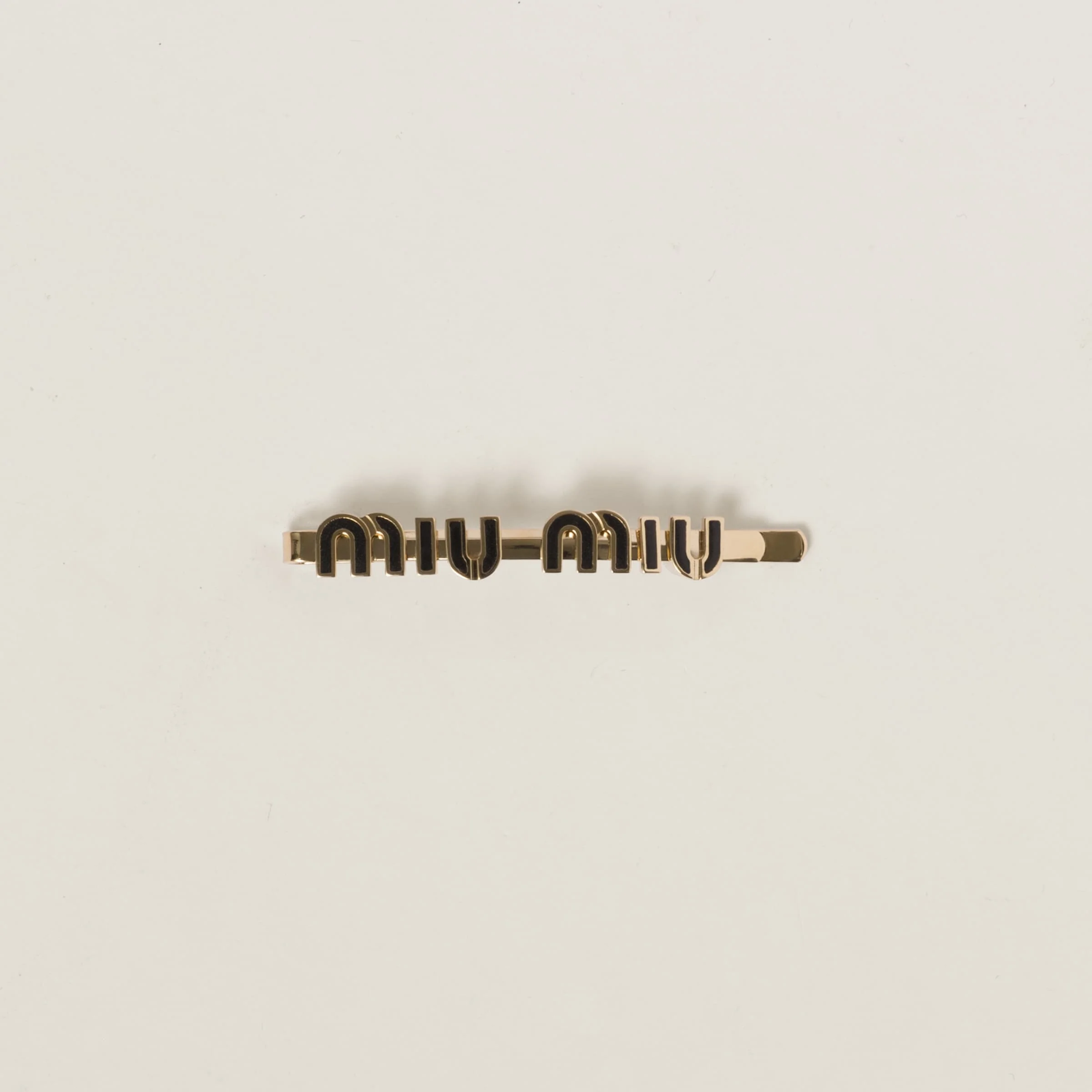 Enameled metal hair clip - 1