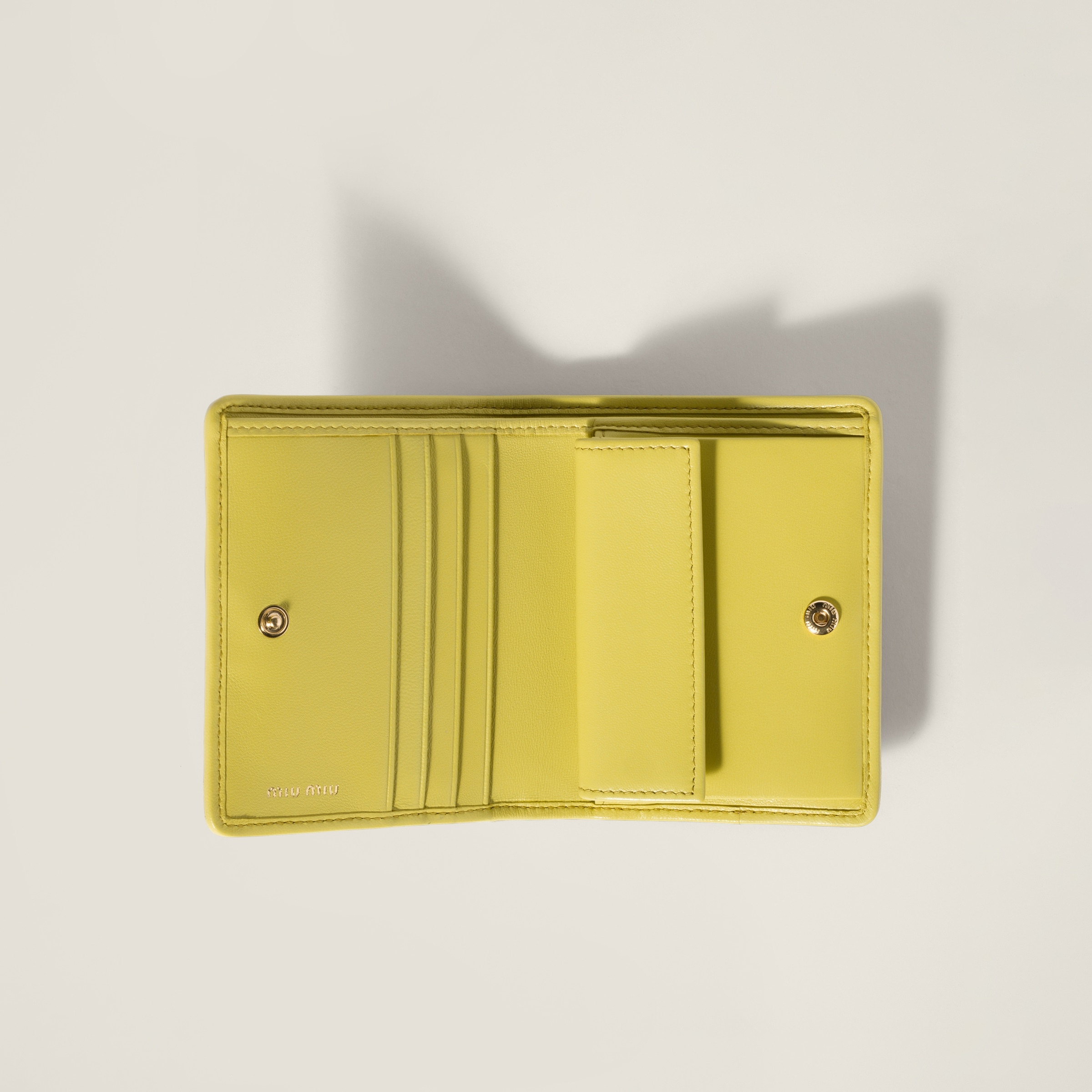 Small matelassé nappa leather wallet - 2