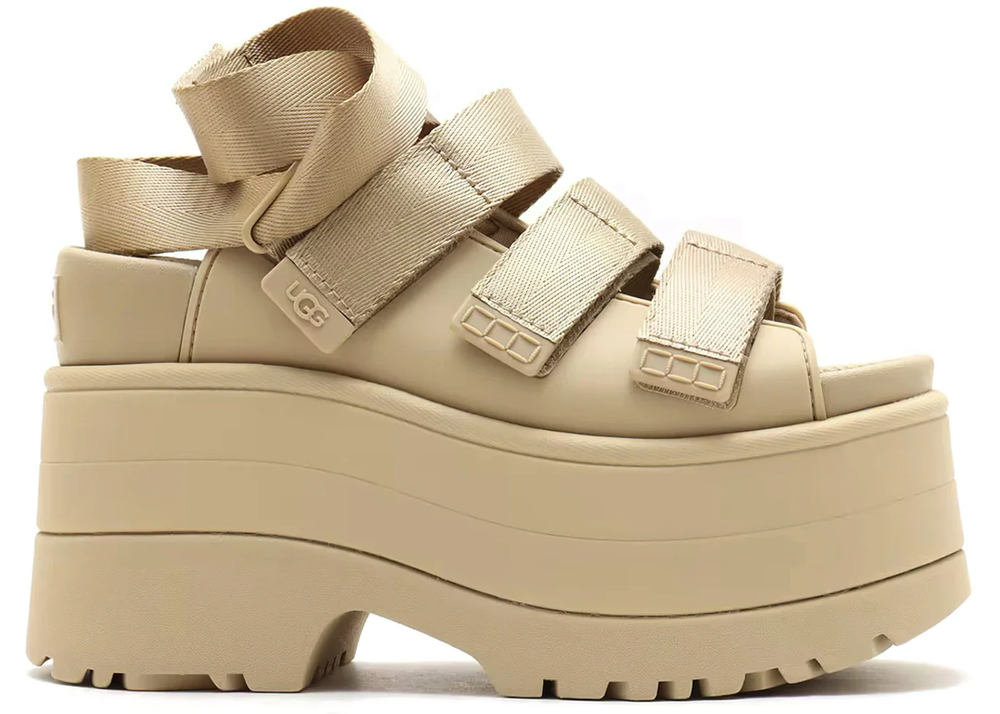 UGG GoldenRise Platform Sandals Mustard Seed (Women's) - 1