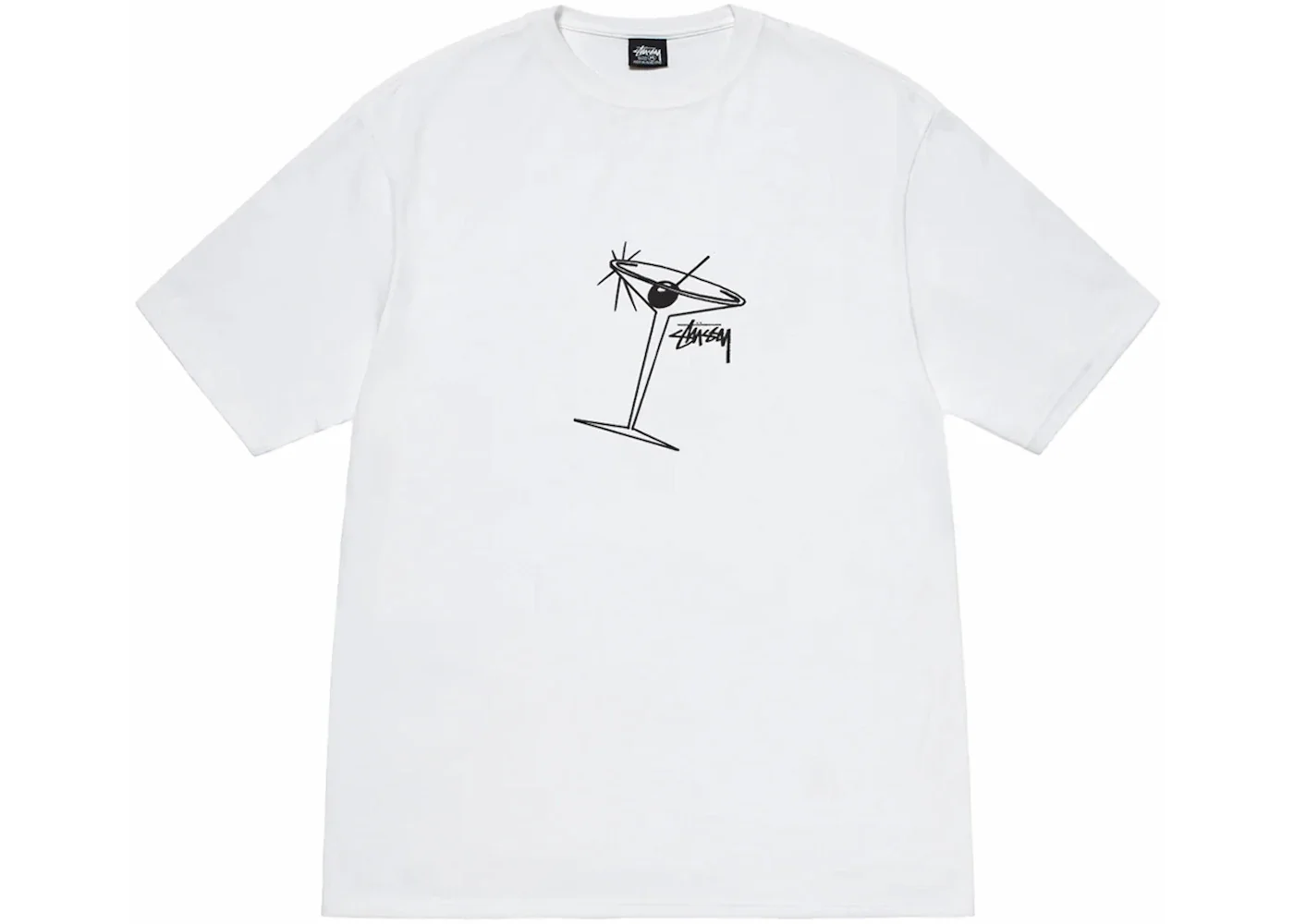 Stussy Martini Tee (SS24) White - 1