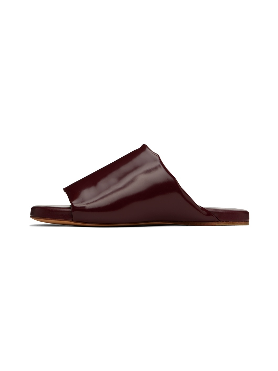Red Cushion Mules - 3