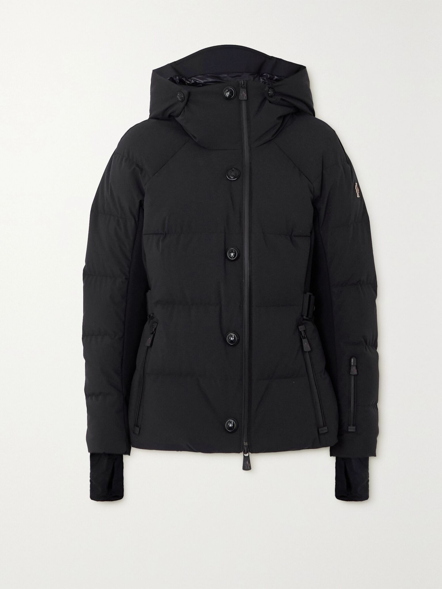 Guyane hooded down ski jacket Black - 1