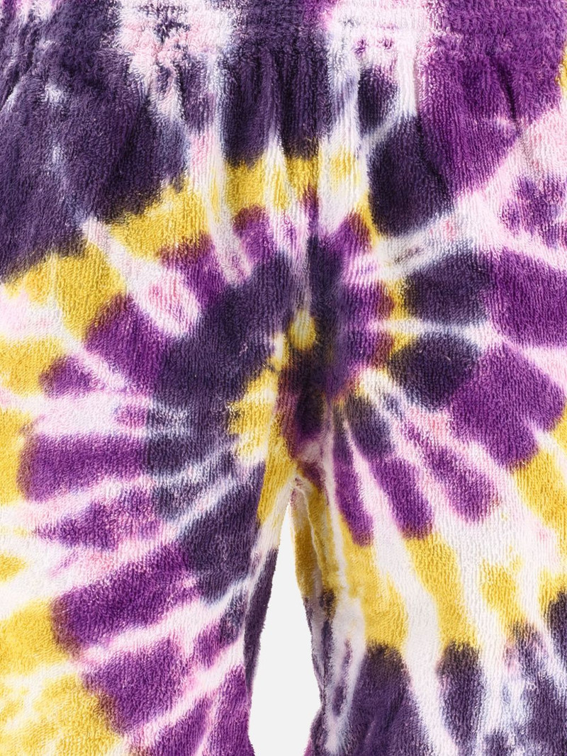 tie-dye elasticated-waistband shorts 3