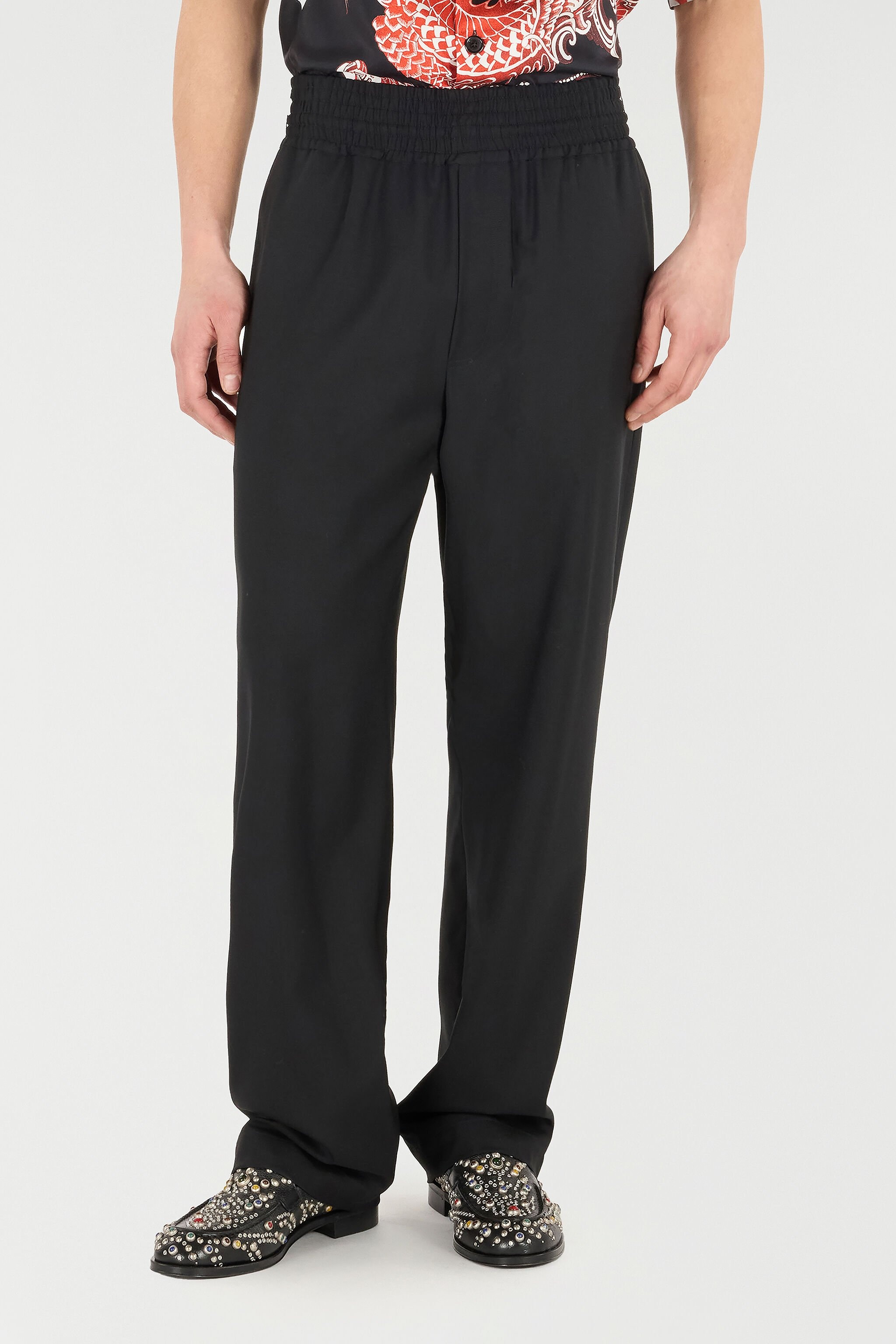Loose Virgin Wool Pants - 3