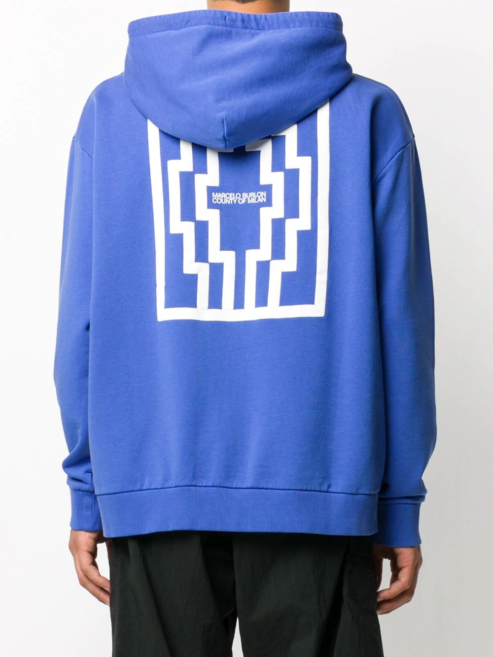 graphic print hoodie - 4