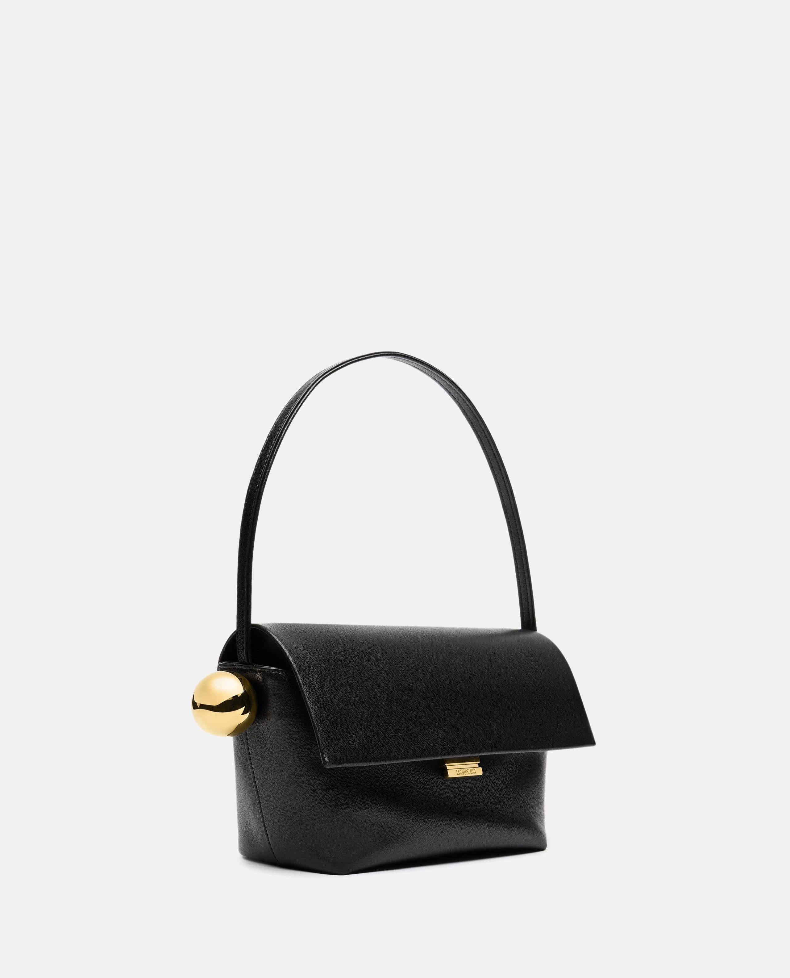 LE ROND CARRE LEATHER SHOULDER BAG - 2