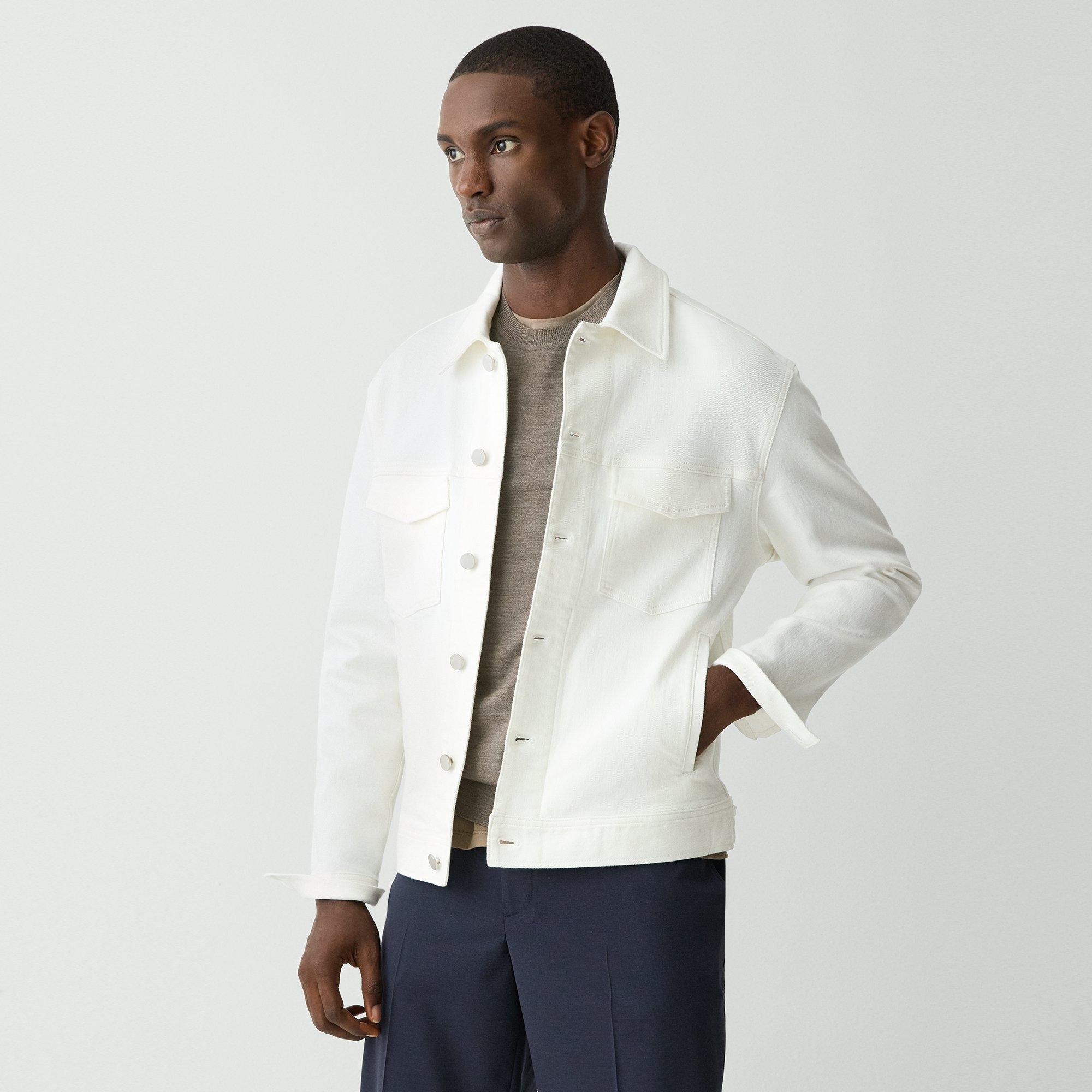 City Trucker Jacket in Stretch Denim - 3