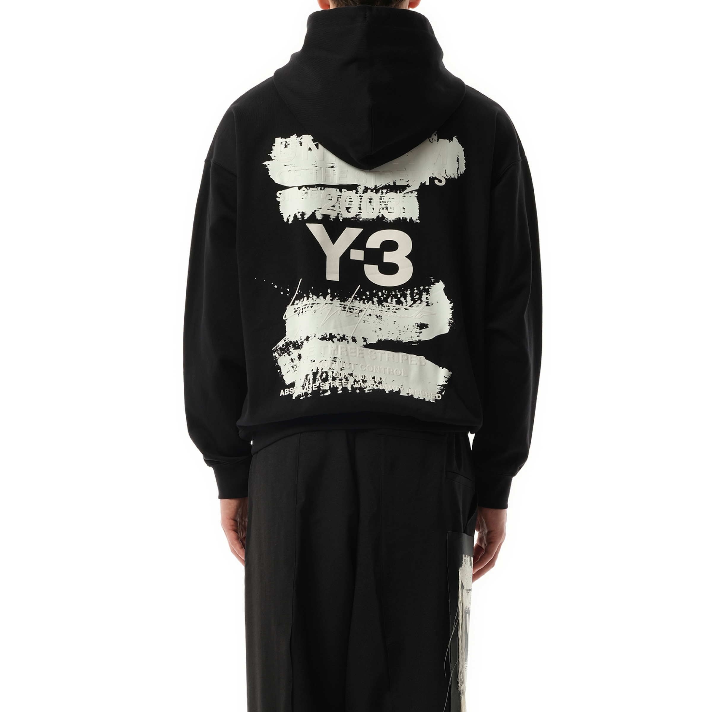 Unisex Pun Logo Hoodie in Black - 6