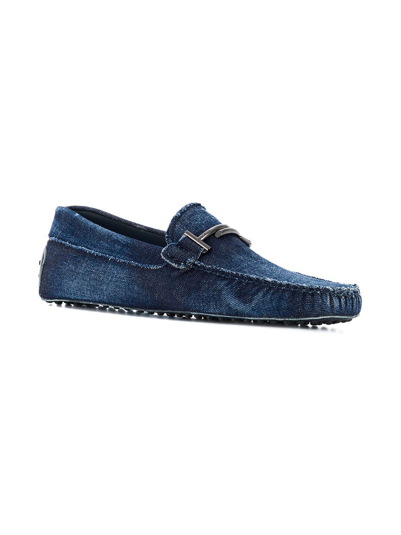 Tod's Double T denim loafers outlook