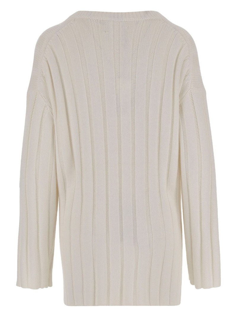Allude ribbed sweater outlook