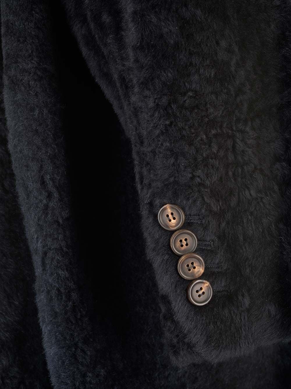 Shearling Coat Coats Blue - 6