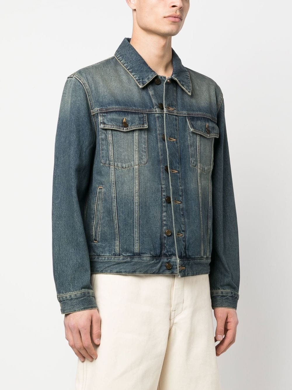 cotton denim jacket - 3