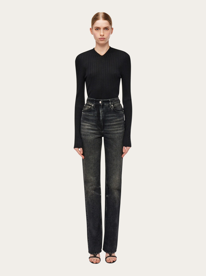 Five pocket flared trouser 7