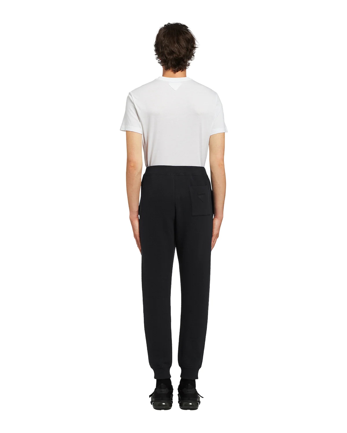 Wool and cashmere jogging pants - 4