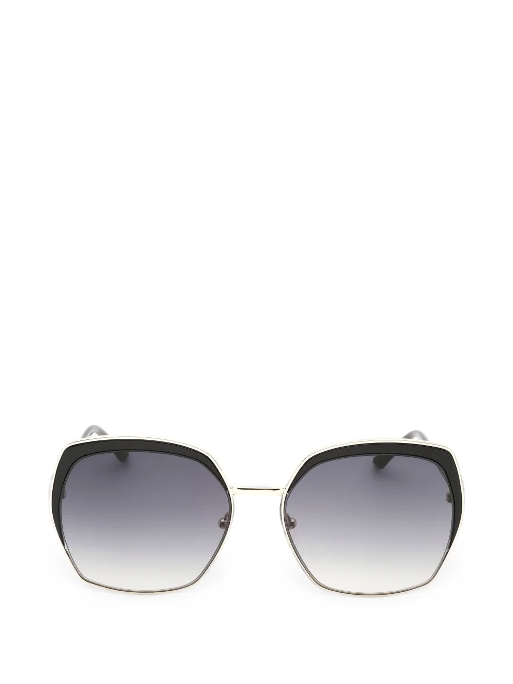 geometric-frame sunglasses - 1
