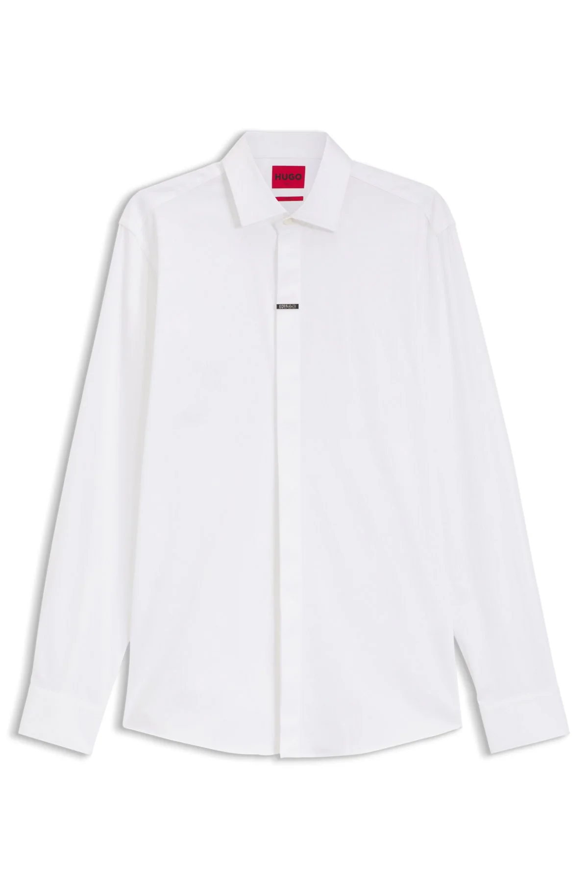SLIM-FIT BUSINESS SHIRT IN STRETCH COTTON - 1