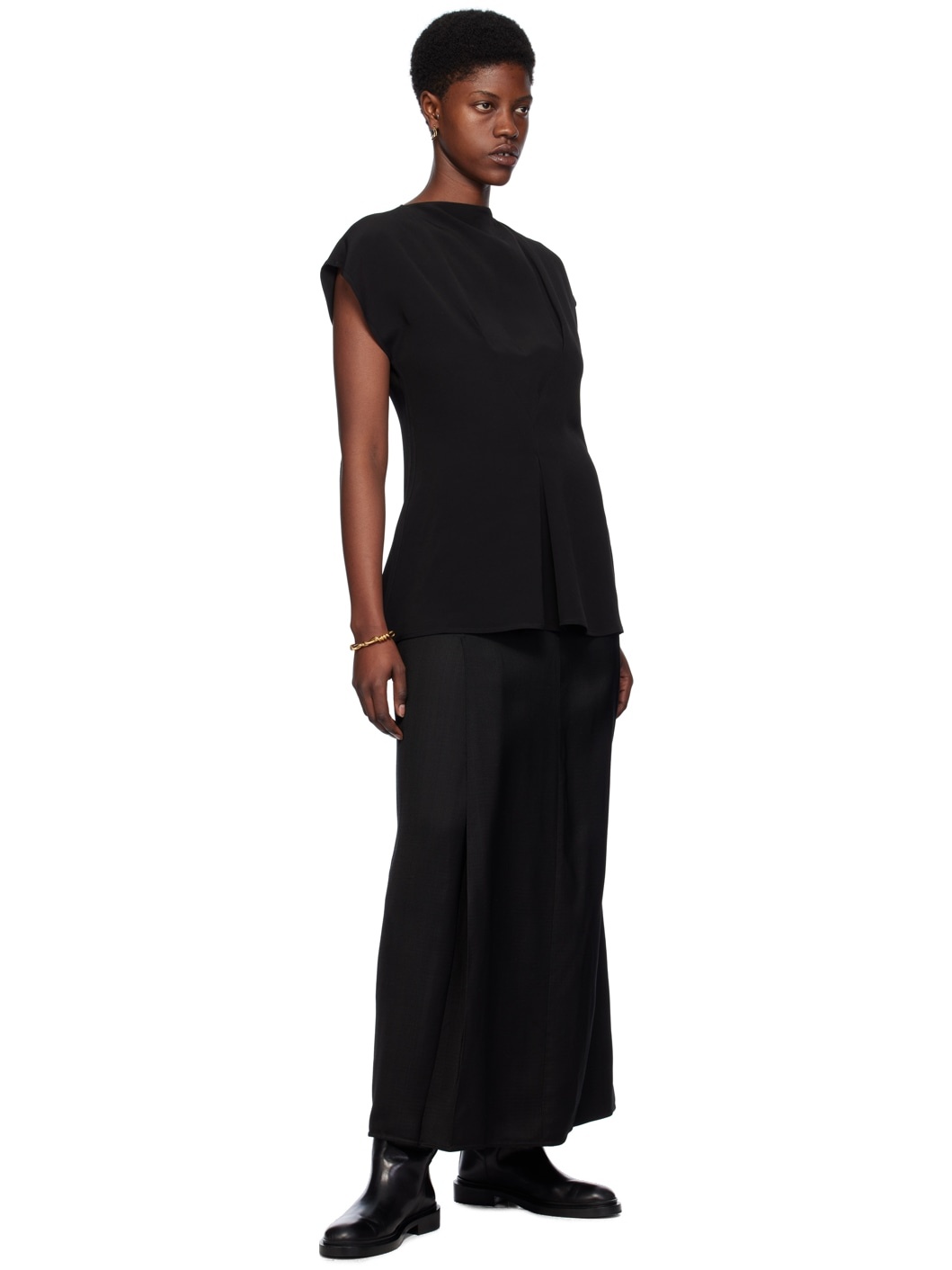 Black Jaya Maxi Skirt - 4