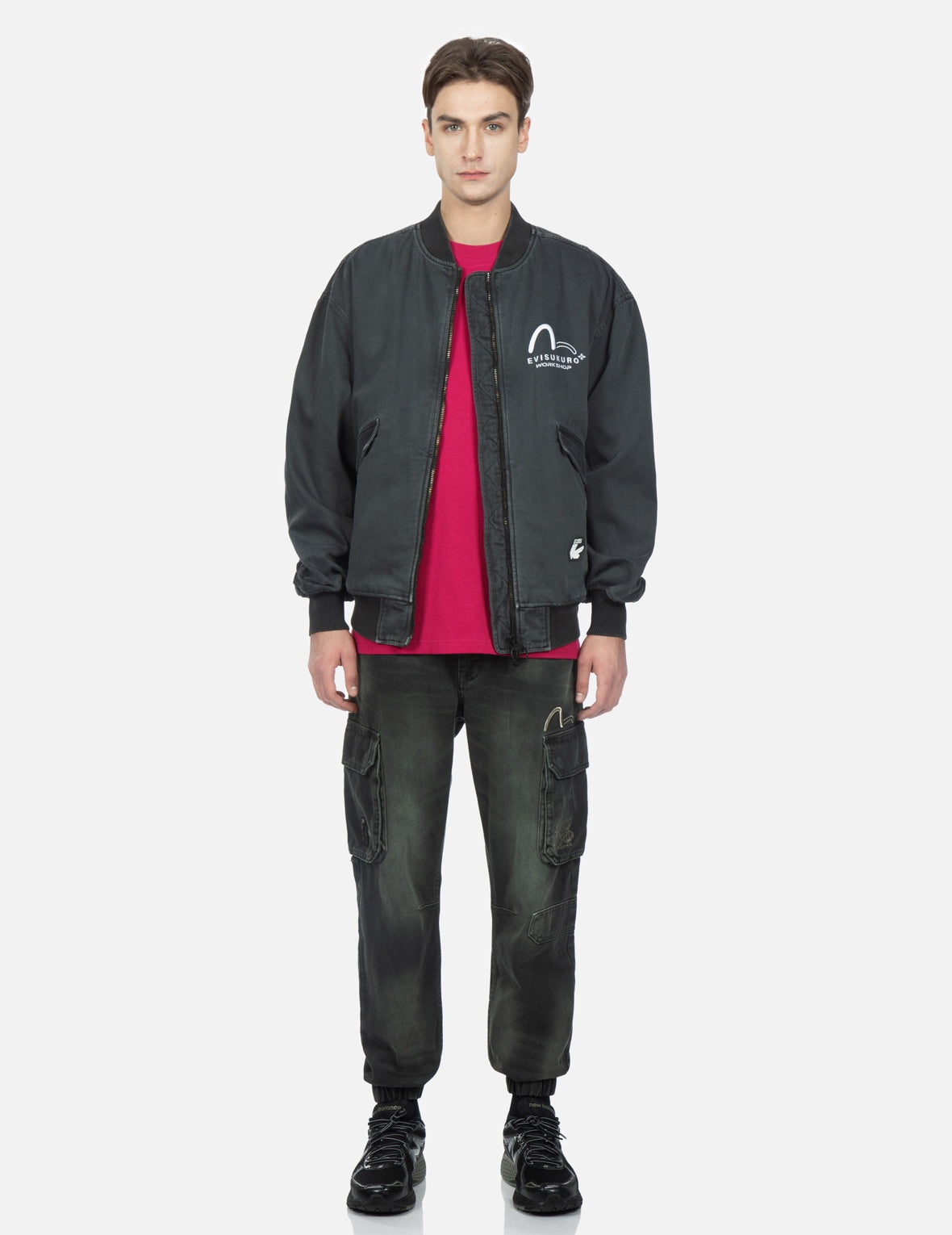 Multiple Logo Embroideries MA-1 Bomber Jacket - 6