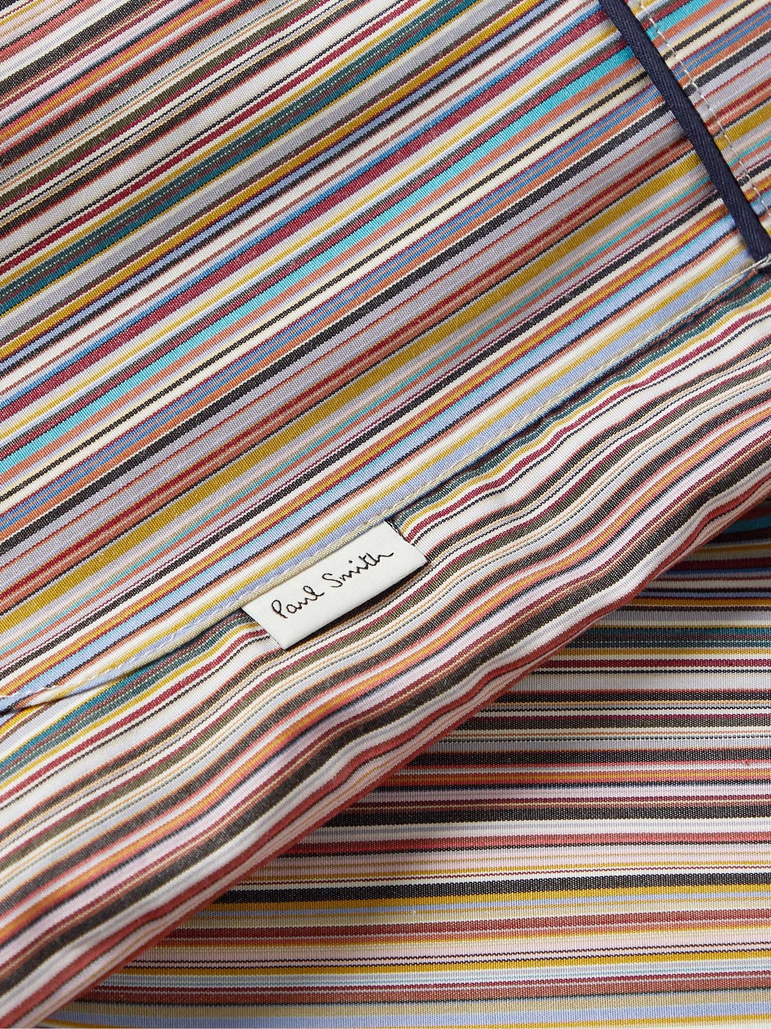 Striped Cotton-Poplin Pyjama Set - 3