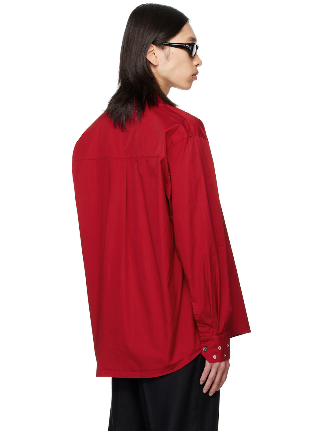 Red Above Shirt - 3