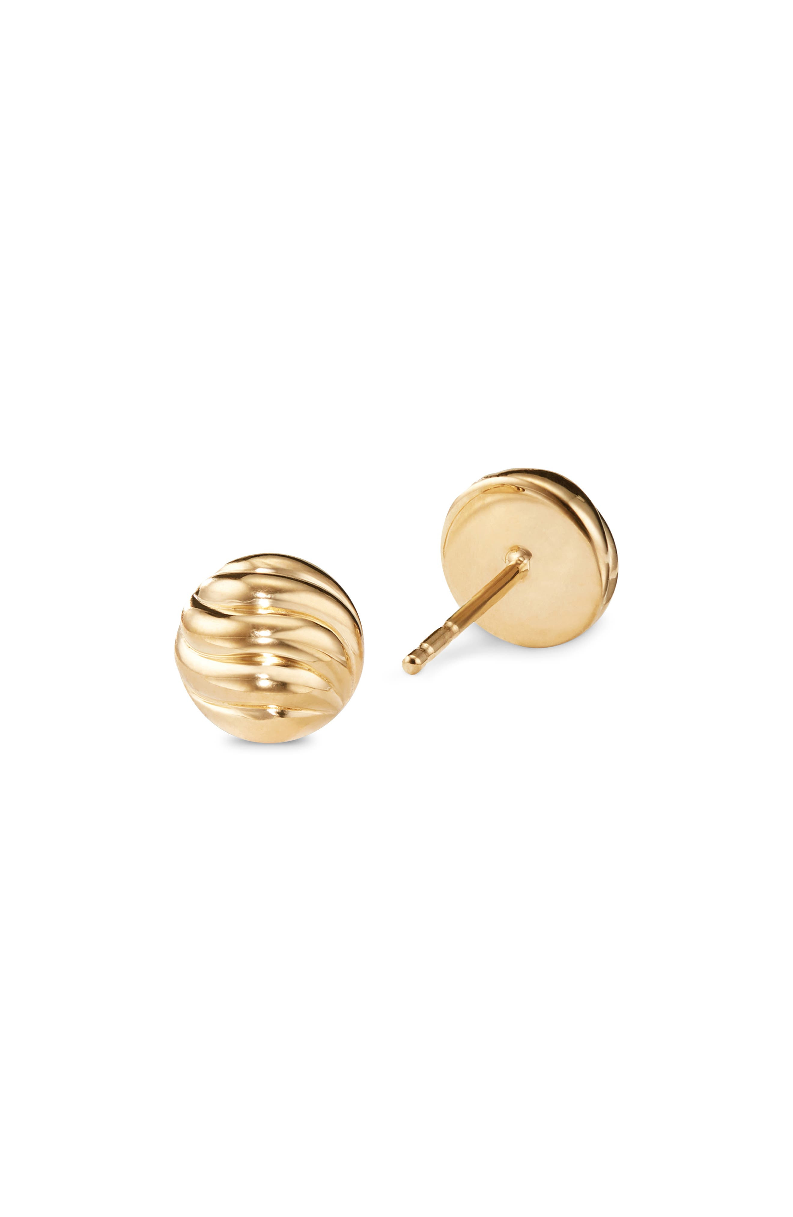 David Yurman 'Sculpted Cable' Stud Earring in Gold at Nordstrom - 4