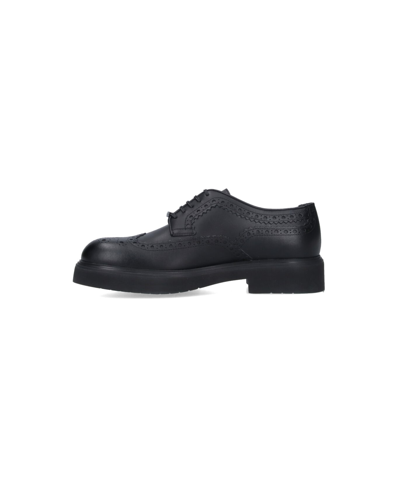 Logo Derby Shoes - 3