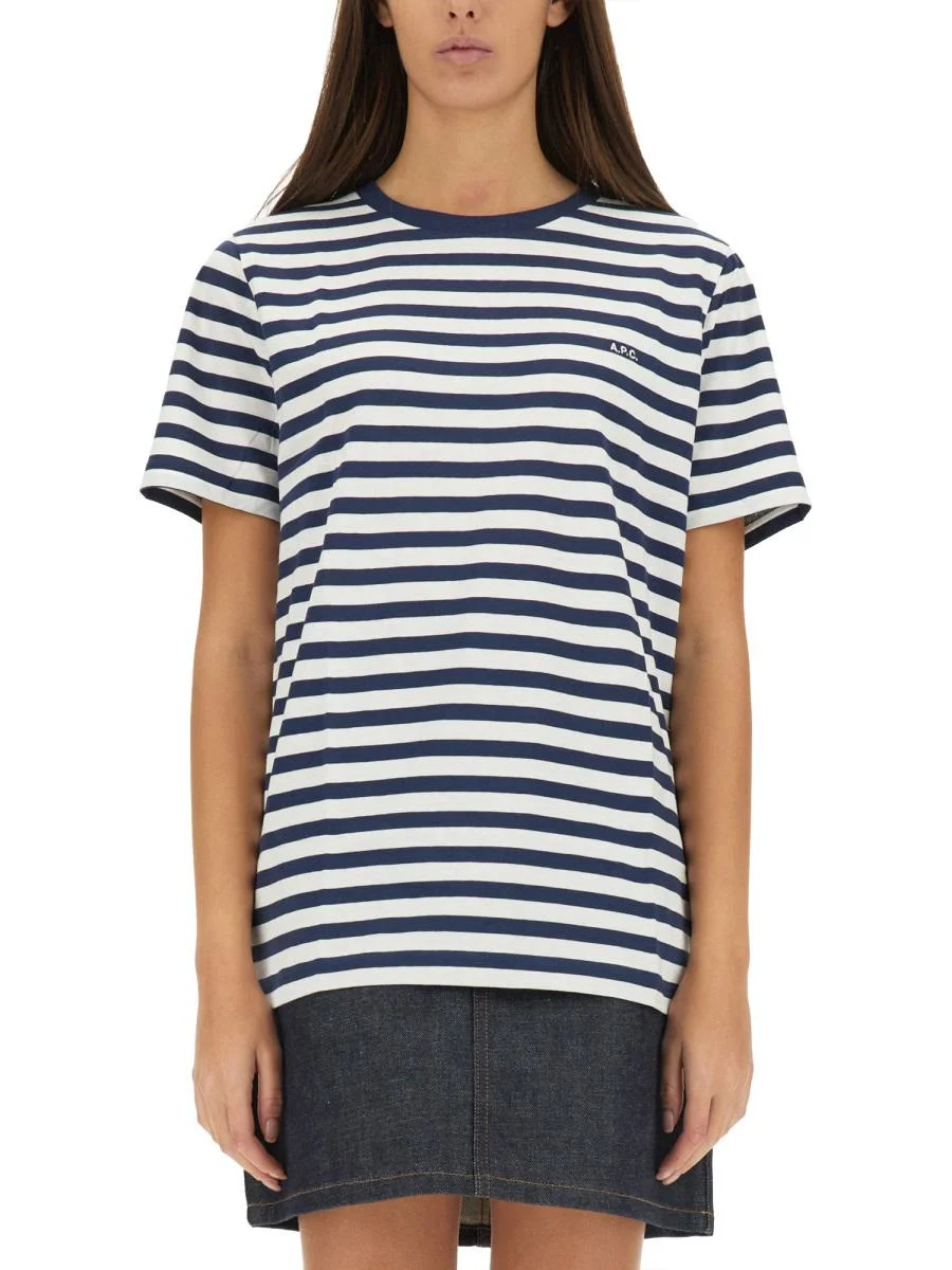 A.P.C. Striped T-Shirt - 1