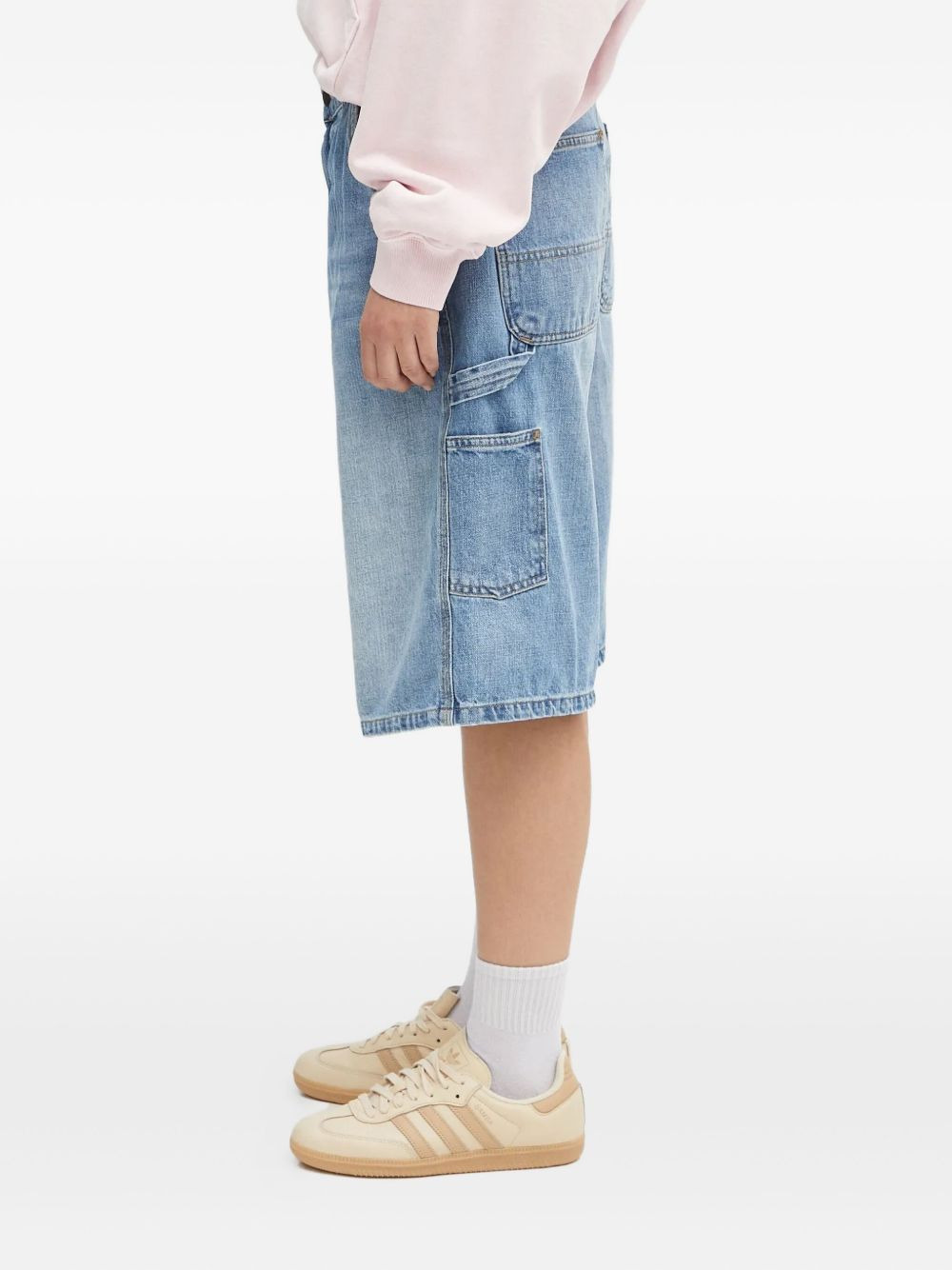 Brandon utility-pocket denim shorts - 3