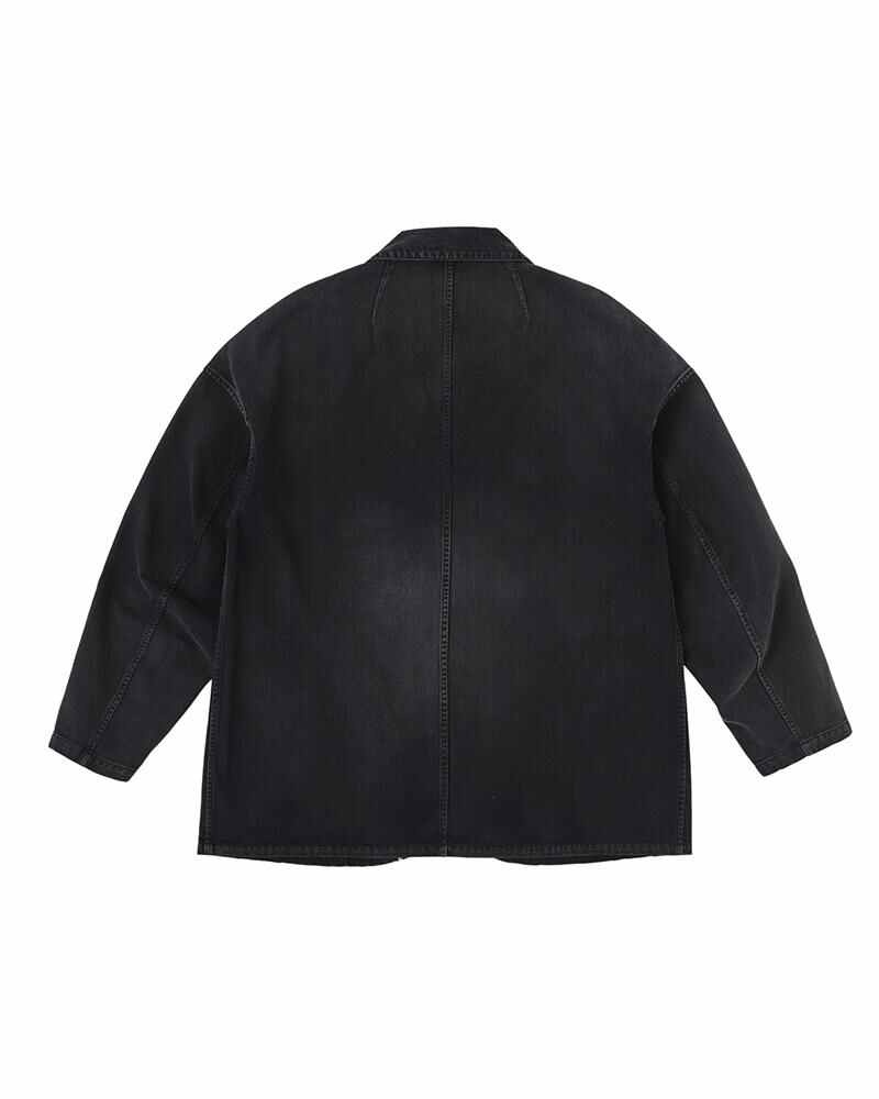 SS HAMMONS CHORE JKT DMGD BLACK - 2