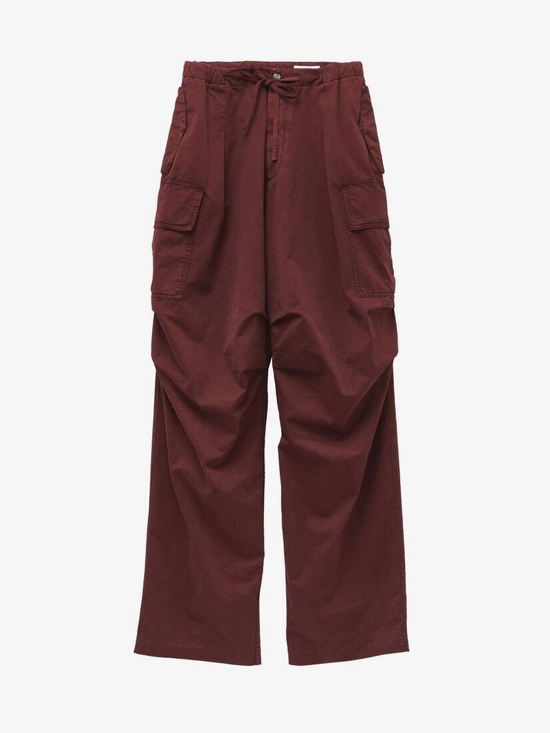 Pleated Cargo Trousers 1